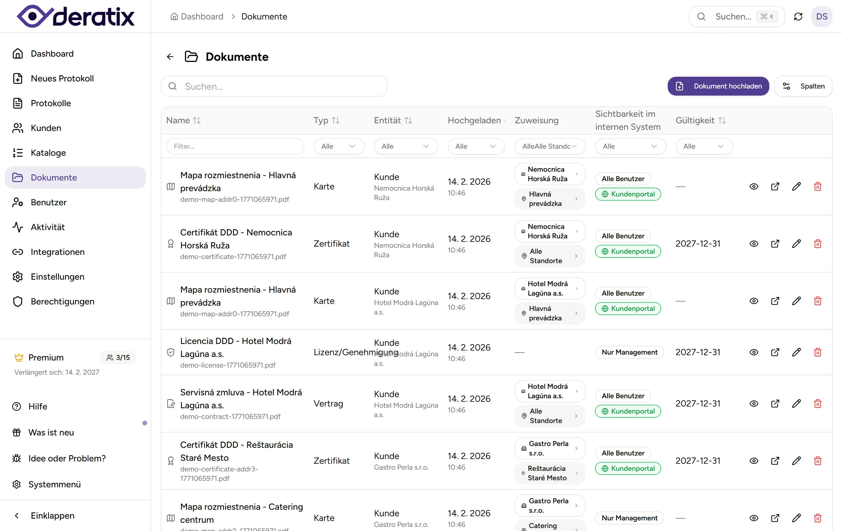 Dokumenten­verwaltung - desktop