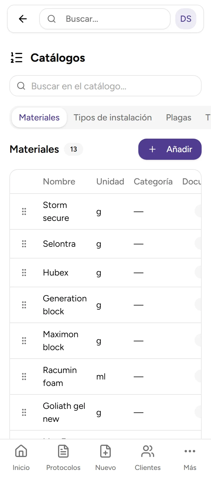 Catálogos personalizados - mobile