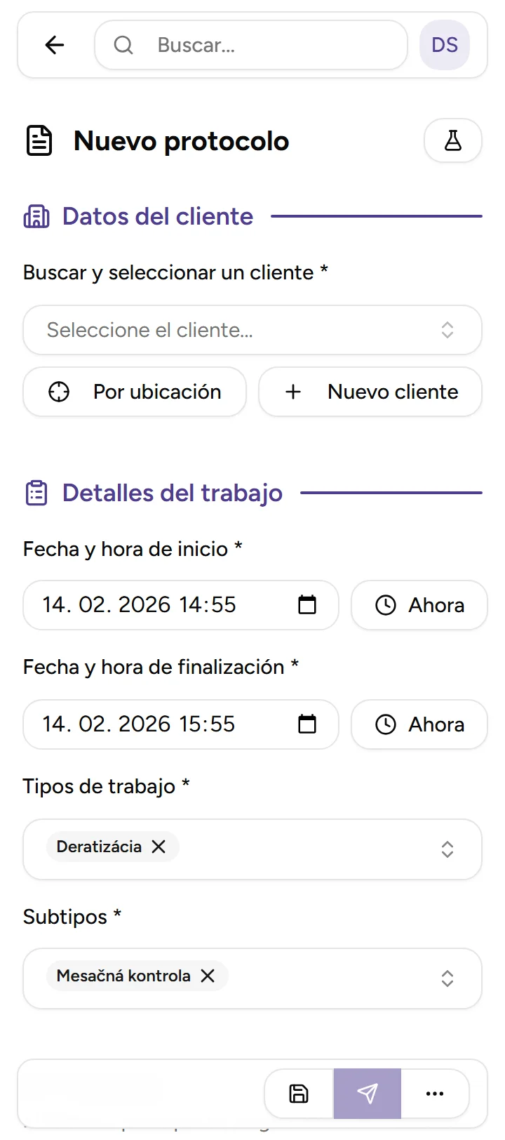 Protocolo digital - mobile