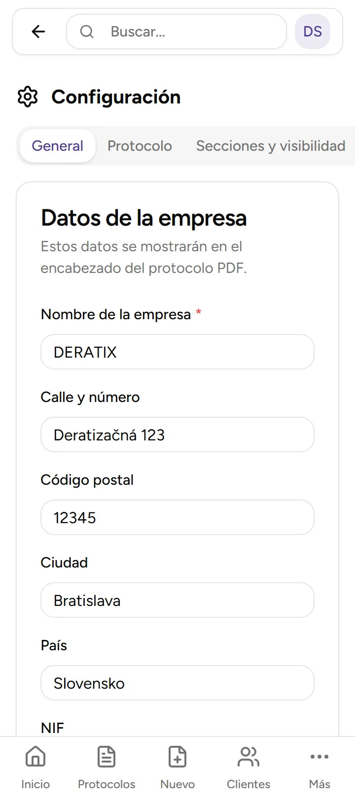 Marca de su empresa - mobile
