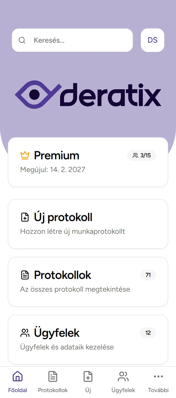Statisztikák és diagramok - mobile