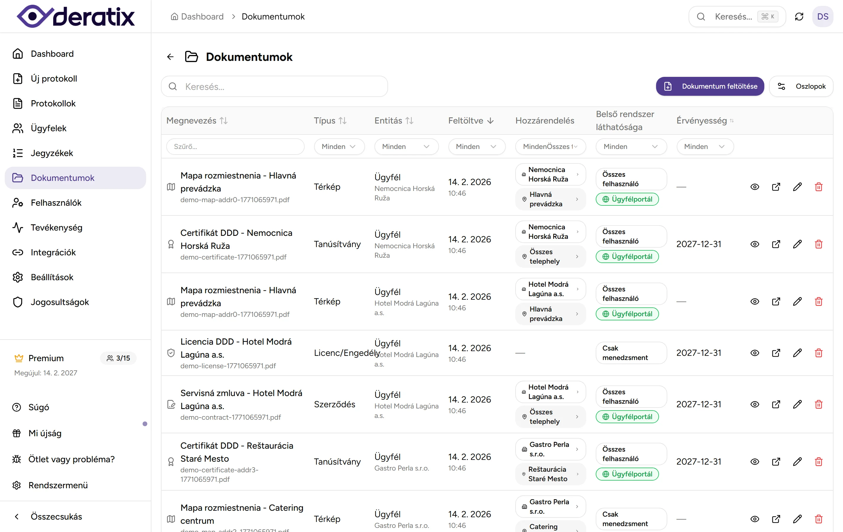 Dokumentumkezelés - desktop