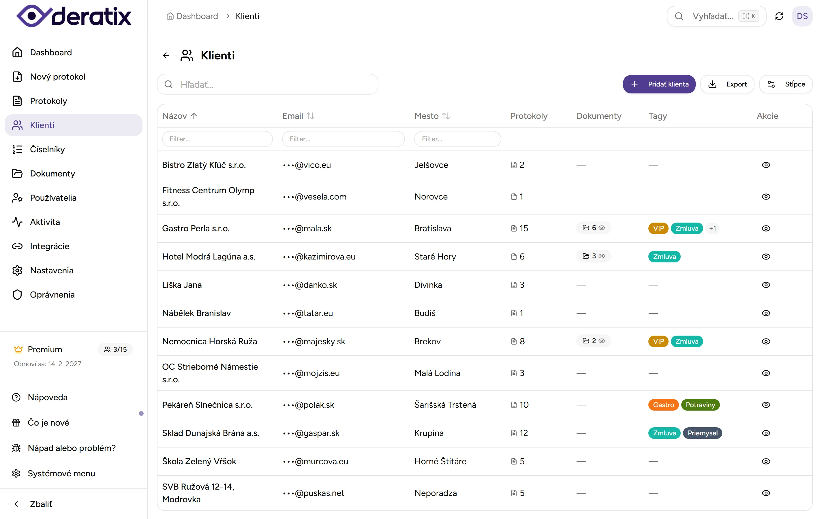 Aplikácia rozpozná klienta podľa vašej polohy