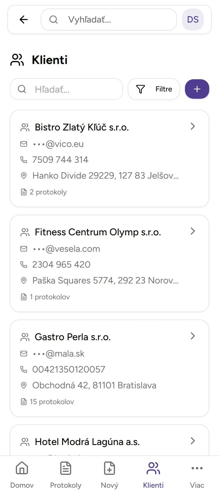 Aplikácia rozpozná klienta podľa vašej polohy - mobile